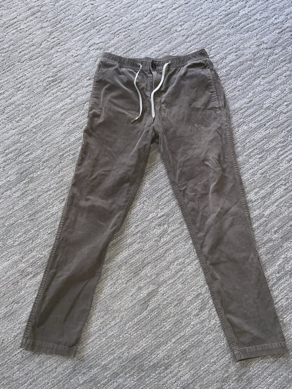 Vuori Optimist Corduroy Pants Men’s M Tan/Brown Drawstring